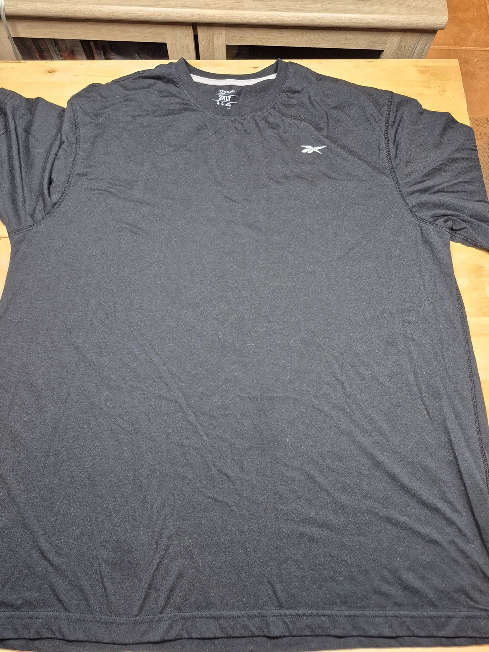 Reebok Men's Black Crew Short Sleeve Tee